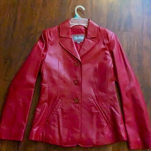 Wilson’s red leather jacket